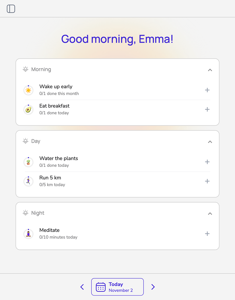 Image of Habit Tracker project